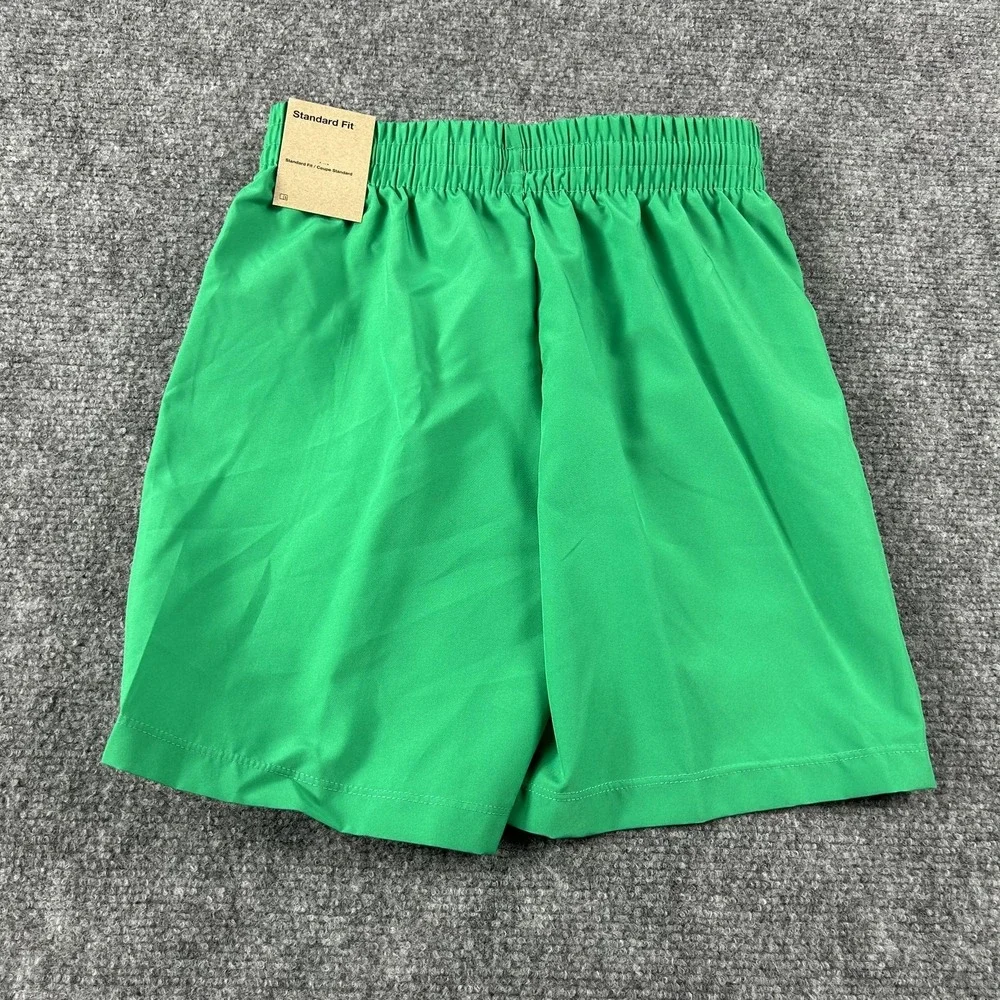 Nike Dri-FIT Shorts‎ Kids Small Green Training Standard Fit Athletic Activewear